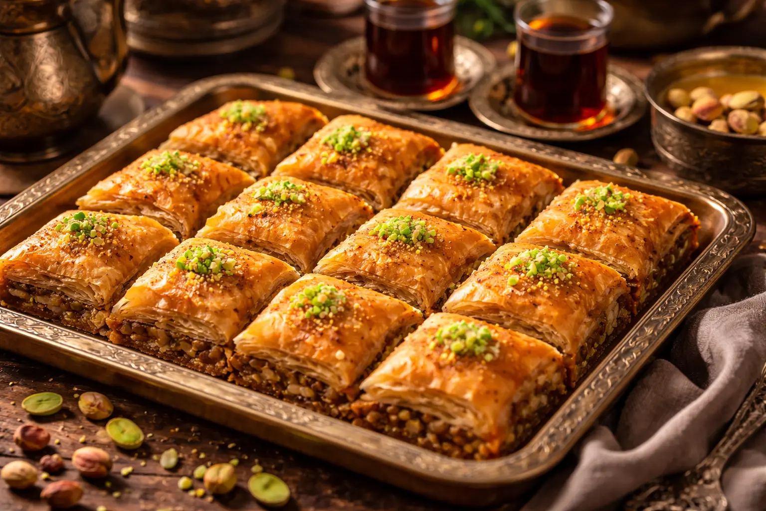 Baklava dessert